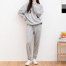 피턴진 PLS 1030G_1035Gset 여자빅사이즈조거9부맨투맨세트