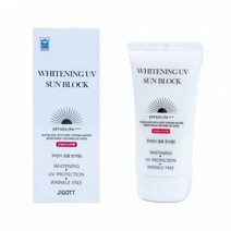 지고트 화이트닝 UV 썬 블럭 크림 3중 기능성 어린이 겸용 70ml 280986, 상세페이지 참조