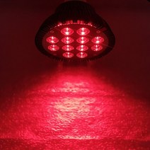 어항 수초 수족관 수조 조명 24w 12w 660nm 딥 레드 par38 led 램프 스팟 전구 치료 식물 e27 e26, 24주, 10도
