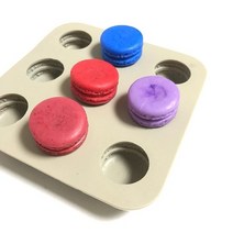 실리콘몰드 - 마카롱(9구) #마카롱몰드 #석고몰드 #베이커리몰드 #마카롱캔들만들기