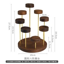 보석 전시 소품 귀걸이 반지 팔찌 계단식 다단계 진열대 부스 컬렉션 렌탈스튜디오 카페