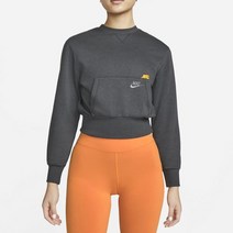[국내매장판]나이키 스웨트 셔츠 여성 양털 크롭 맨투맨 DQ5235-060