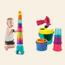 유아 망치놀이 공놀이 컵쌓기 장난감 어린이집교구 탑쌓기 쌓기놀이 조카선물 학습 EQ