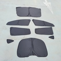 테슬라 모델Y 모델3 차박 암막 세트 창문 햇빛 가리개 선쉐이드 선바이저, 모델3블랙(7개세트)