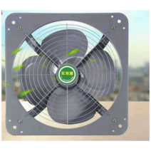 주방 양방향 배기 팬 가정용 환풍기 고출력 후드 배기, 10인치 단방향  모터 테일을 안쪽으로 설치