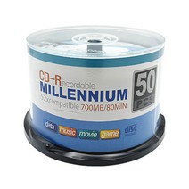 희망상점 밀레니엄 CD-R 공CD 공디스크 700MB 52X 50장