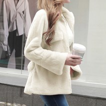 대박난박양 퍼 벨티드 하프코트