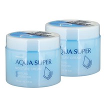(2개)히솝 아쿠아 슈퍼 모이스춰 크림 300ml 대용량 수분, 2개