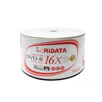 공씨디 공cd 공DVD Ritek 빈 디스크 DVD-R 4.7GB DATA-120MIN 비디오 16X 속도, 한개옵션0