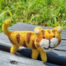 호랑이 키링 네팔 핸드메이드 라이언 애착인형 가방장식