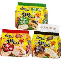 일본 우마카짱 돈코츠 봉지라면 5개입 3종, 기본
