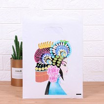 30x39cm 24x35cm 50pcs 손잡이와 큰 크기 옷 비닐 봉투 크리스마스 결혼 선물 두꺼운 가게 선물 쇼핑 포장 주머니, 중국 스타일