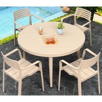 4인용 야외 테라스 세트 카페 테이블 커피숍 인테리어 의자 감성 6인용, n