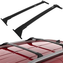 ROADFAR 블랙 루프랙 크로스바 카고 캐리어 핏 2021-2022 토요타 시에나 (사이드 레일 모델만 장착)