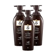 트윈스몰 국내산 100% 검정콩 추출물 함유 (려) 흑운 모근영양 컨디셔너 500ml, 3개