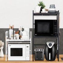 전자 레인지 선반 전기 밥솥 렌지 장 다이 밥통 수납장 오븐 주방 렌지대 거치대 받침대, 3단화이트, 상세페이지 참조