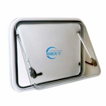 캠핑카창문 미니 카라반 아크릴 창문 썬 윈도우, 개구부 500x350mm 둥근 모서리 슬라이딩