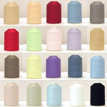 자투리 스판재봉사 니트류용 택1, 스판재봉사 니트류용 15청보라