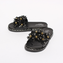 오슈 데일리 큐픽 플라워 3굽 키작녀 바캉스 슬리퍼