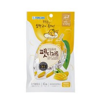 포켄스 과일퓨레 펫디저트 105g x 3개입 사과/배/망고 국산강아지츄르, 망고105g x 3개입