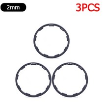 1-10 개 위험 1/1.5/2/2.18/2.35mm 자전거 허브 와셔 MTB 하단 브래킷 스페이서 플라이휠 카세트 가스켓 로드 바이크 프리허브, [10] 2mm 3PCS