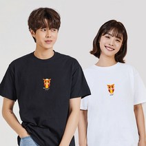 키밍 올빼미 야생동물 예쁜티셔츠 심플티 우정티셔츠