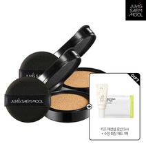 정샘물 스킨 누더 쿠션 (리필용2개)(키즈로션5ml+수정패드1매), 색상:페어핑크, 단품