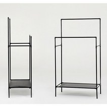 스탠드 1단 심플 옷거리 행거 원룸 매장 드레스룸 좁은방 작은방 아이방 자취방 신혼집, 화이트