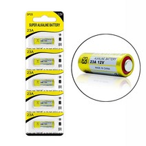 ⊙♭한정판매◎ 12V 자동차리모컨 12V23A 12V23A배터리 (TJ!y♭) 5개입 최근입고된배터리, 1개, ♬본 상품 선택하기_Aurora™