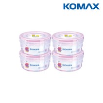 코멕스 밀폐용기 BIOKIPS(원형 240ml x 4P), 맘펀 빨아쓰는행주(5매), 1개