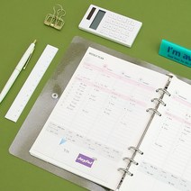[iswas] [PLAN d] 6공 리필 속지 A5 캐쉬노트, 색상:단품
