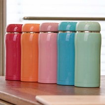스텐 파스텔 보온텀블러 380ml, 스텐파스텔텀블러 380ml_핫핑크