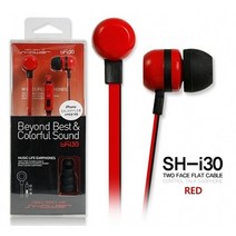 5myshop_샤워 이어폰 OTC-SHi30 레드 패션 플랫 스마트 칼국수줄 커널형 휴대 심플 꼬임방지 선_5myshop, 이상품선택!!, 무옵션상품임!!