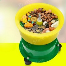 엔드밀연마기 자석바렐기 바렐연마기 금속세척 광택기 금은보석, 6인치PU버킷폴리싱머신
