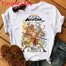 아바타 물의길 피규어 용품 아바타 The Last Airbender T 셔츠 여성 Appa Tshirt Funny atar Graphic Te, 07 87183_04 M