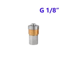 자동차 차량용 고압 세척기 세차 세차기 1/4 스테인레스 스틸 압력 와셔 제터 노즐 BSP 여성 회전 하수도, 08 파란