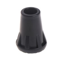 AlpenStock 극 트레킹 스틱 스키 지팡이 액세서리 Crutch Ottomans 걷는 발, 검은 색, 1개