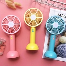 레몬 핸드선풍기 휴대용 USB 선풍기 탁상용선풍기 탁상형선풍기, 셀링마켓 본상품선택, 셀링마켓 레몬선풍기_핑크(충전지포함)