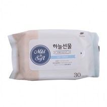 하늘선물물티슈30매335 휴대용 판촉물 어린이, 단품