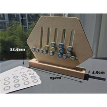 몬테소리 원목교구 가베 완구 블록 쌓기 원기둥 완구 레인보우 컬러 발도르프 우드, Butterfly beads