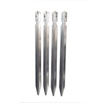 A형텐트 캠핑 텐트 로프용 알루미늄 말뚝 18cm 초경량 액세서리 야외 여행 장비, 08 white 4pcs