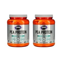 Now Foods Sports Pea Protein Powder Pure Unflavored 나우푸드 완두콩 단백질 파우더 무맛 907g 2개 64oz
