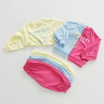 [마씨엘] 유아 아동 키즈 상하세트 유아상하복 시티스마일세트 남매룩 동대문 남대문아동복 유아옷