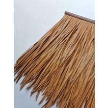 초가 지붕 장식품 원두막 밀짚 덮개 파고라 갈대 정자, A 50x50 Cm