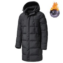 남자 2022 겨울 뉴 플러스 긴 따뜻한 두꺼운 후드 파커 재킷 코트 가을 Outwear 의상 클래식 Windproof 포켓 파카