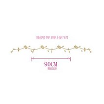 속옷 진열대 판매 매대 진열 매장 벽걸이 선반 골드, 단일사이즈, 꽃90후크3개포함
