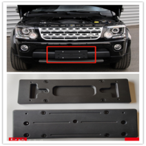 Land Rover Discovery 4 전면 번호판 플레이트 후면 번호판 브래킷 번호판 베이스 번호판 브래킷 고정 번호판 프레임에 적합, 전면 번호판 + 후면 번호판의 10-13 모델