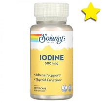 솔라레이 Iodine 500 mcg 30 식물성 베지캡슐