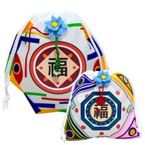 (만들기)부직포 복주머니 만들기 5개묶음