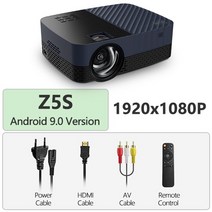 미니 빔 프로젝터 극장 프로젝터 홈 시네마, 1080p-z5s-안드로이드, 영국 플러그